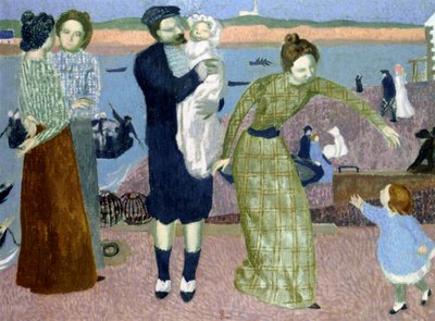 Pariser am Strand, 1899 von Maurice Denis